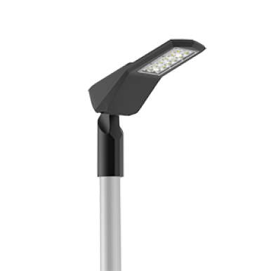 Светодиодный светильник VARTON уличный Levante 60 Вт Urban RU кронштейн 48 мм 5000 К RAL9005 черный муар