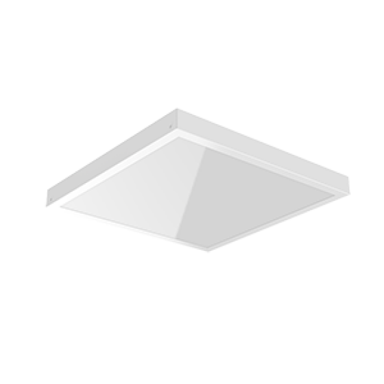  Светодиодный светильник VARTON A070/N офисный накладной 50 Вт 3000 K 610х610х56 мм IP40 с равномерной засветкой рассеиватель опал диммируемый по протоколу DALI